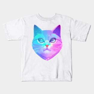 Holographic Cat Kids T-Shirt